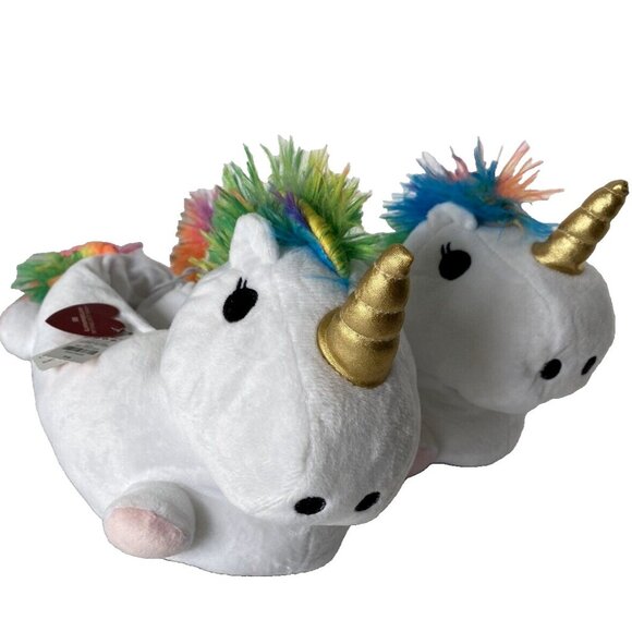 Unicorn Ladies Slippers - New, Size 7/8, Cute & Cozy for All-Day Comfort! - Picture 2 of 5